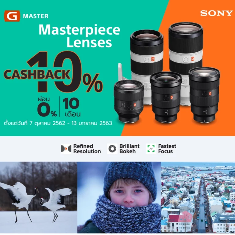 Sony AW Lens Promotion